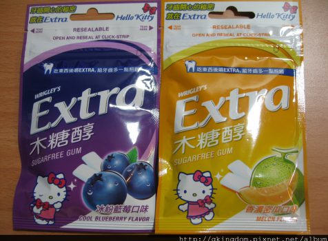 Hello Kitty限量版Extra Xylitol(木糖醇)無糖口香糖｜宅配美食︱美食王國