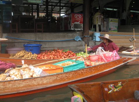 丹嫩莎杜艾水上市場︱泰國旅遊︱美食王國