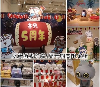 反應過激的貓5周年期間限定店｜國內展覽︱美食王國